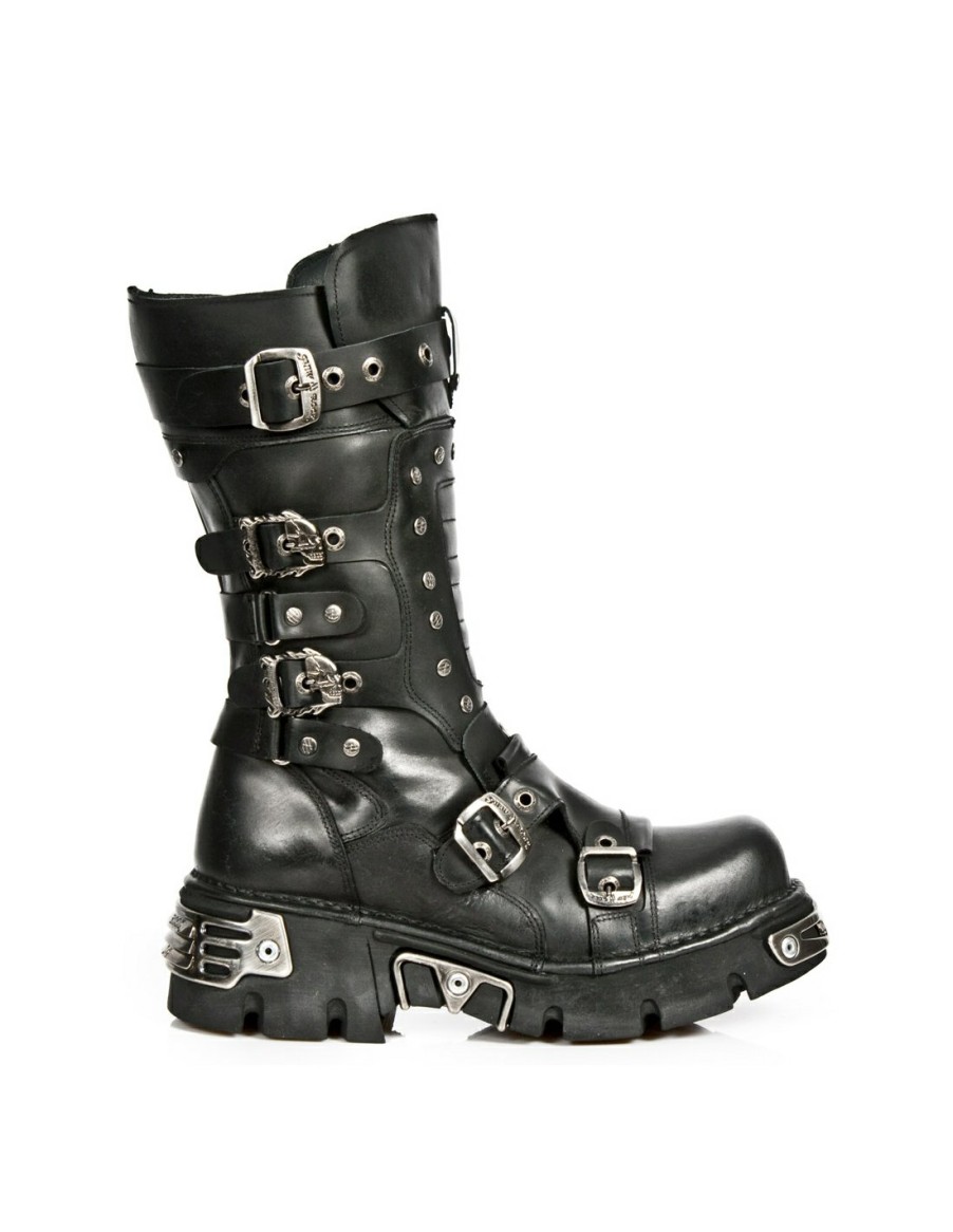 Femmes New Rock | Boot Black Reactor M-1020-S2