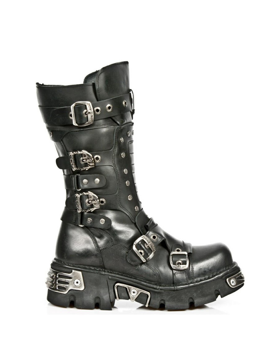 Femmes New Rock | Boot Black Reactor M-1020-S2