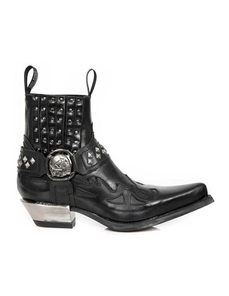 Hommes New Rock | Ankle Boot Black West M-7950-S9