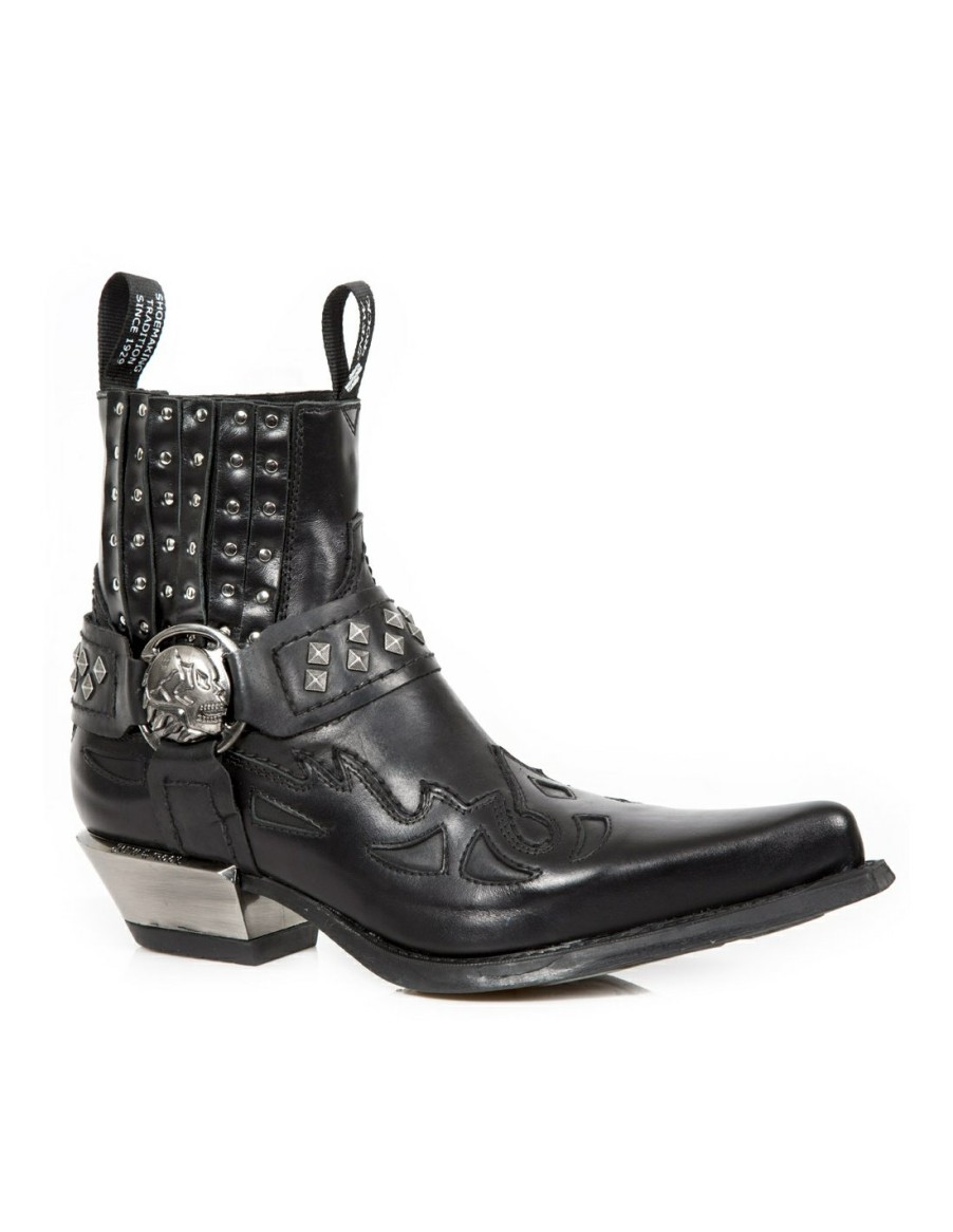 Hommes New Rock | Ankle Boot Black West M-7950-S9