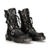 Femmes New Rock | Boot Black Reactor M-373Luna-S1