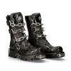 Femmes New Rock | Boot Black Reactor M-727-S5