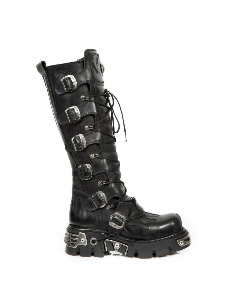 Femmes New Rock | High Boot Metallic M-308-C7