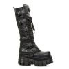 Femmes New Rock | High Boot Metallic M-272-C27