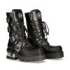 Femmes New Rock | Boot Black Planing M-373-S1