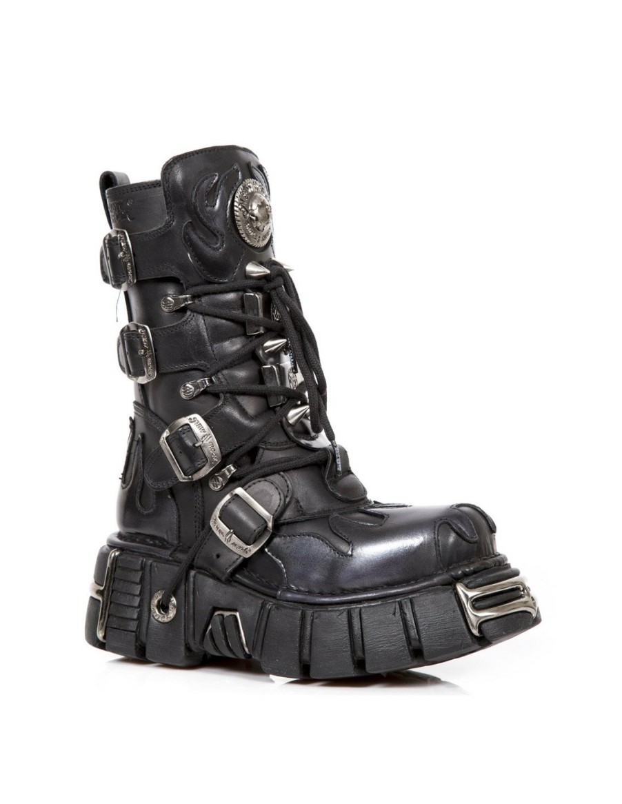 Femmes New Rock | Boot Metallic M-163-C4