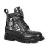 Femmes New Rock | Boot Metallic M-Mili123-C1