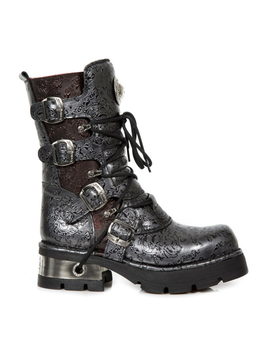 Femmes New Rock | Boot Metallic M-373Cz-C2