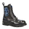 Femmes New Rock | Boot Metallic M-Newmili85-C3