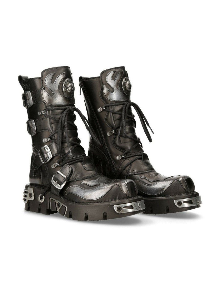 Femmes New Rock | Boot Metallic M-107-S2