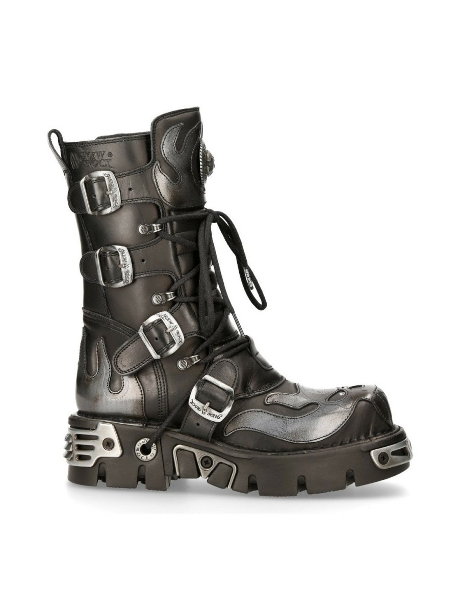 Femmes New Rock | Boot Metallic M-107-S2