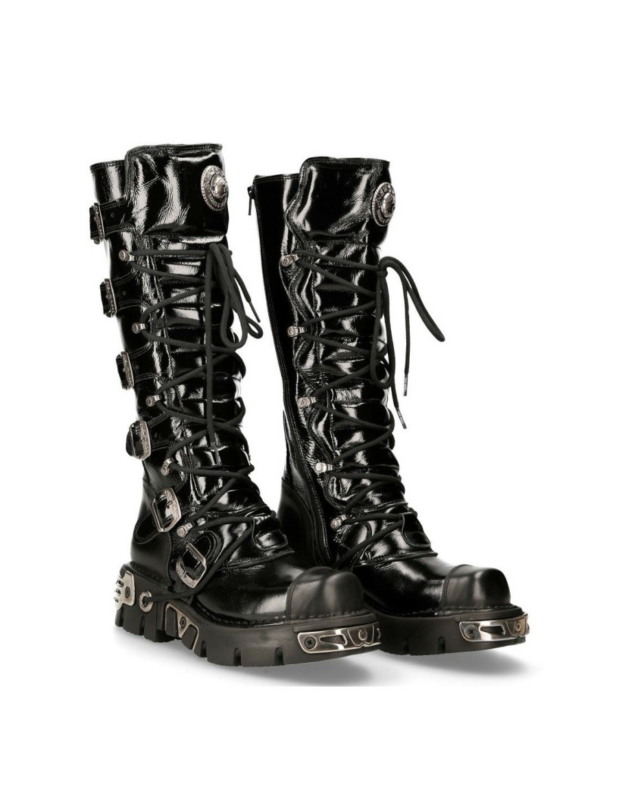 Femmes New Rock | High Boot Metallic M-314-S6