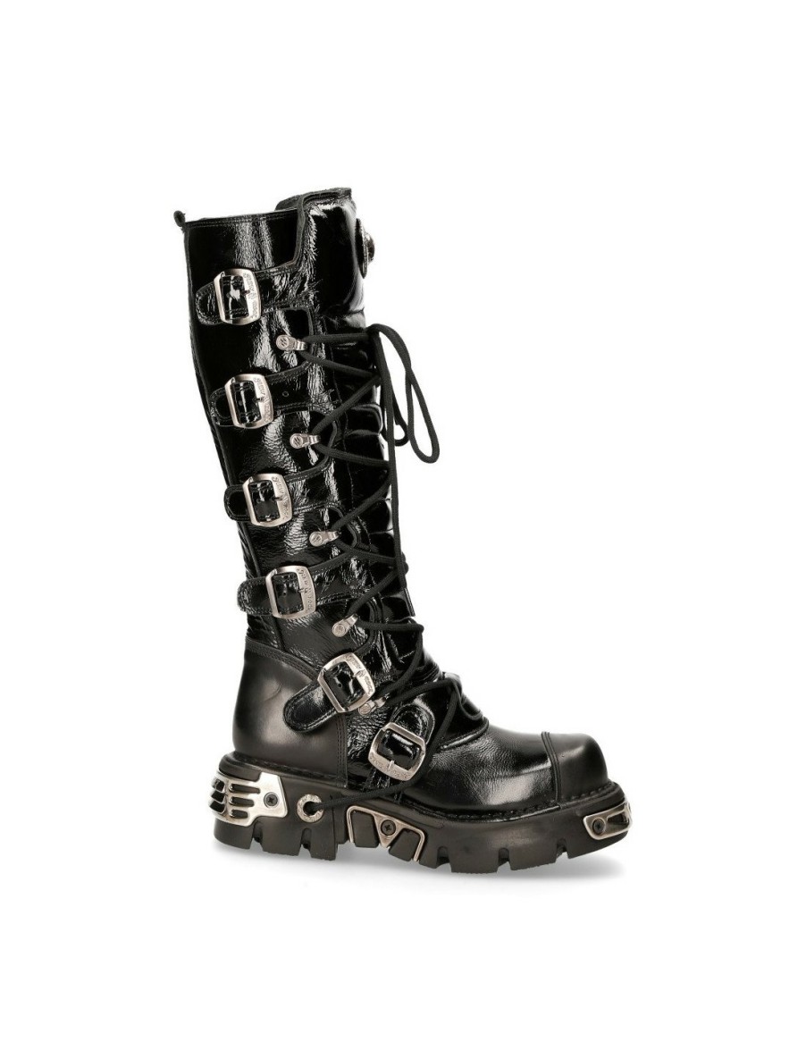 Femmes New Rock | High Boot Metallic M-314-S6