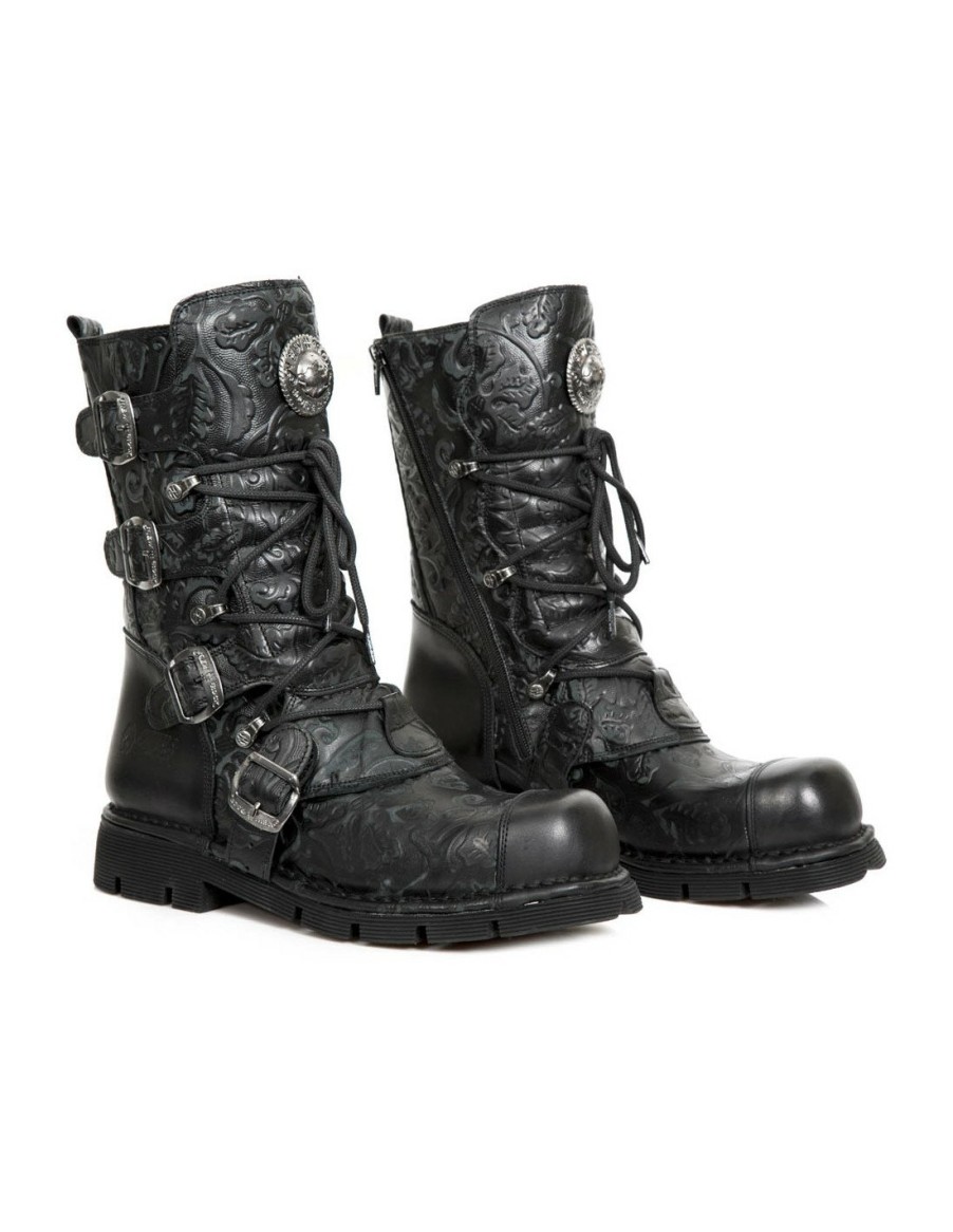 Femmes New Rock | Boot Metallic M-313-C3