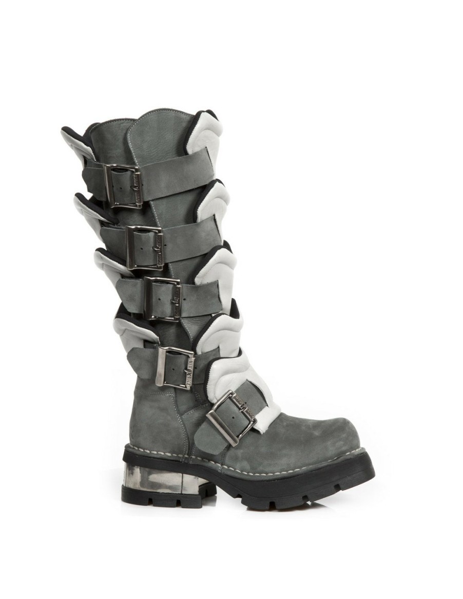 Femmes New Rock | High Boot Metallic M-1513-C2