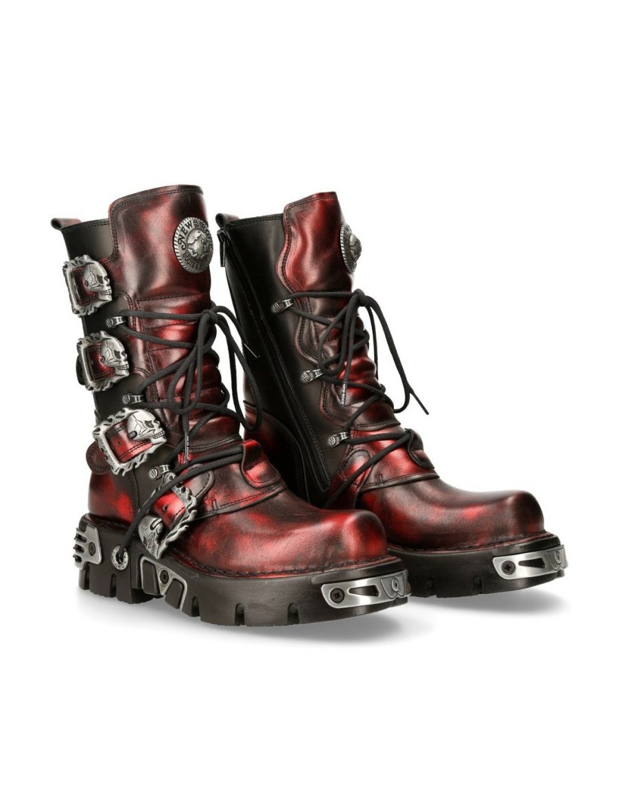 Femmes New Rock | Boot Metallic M-373-Cz76