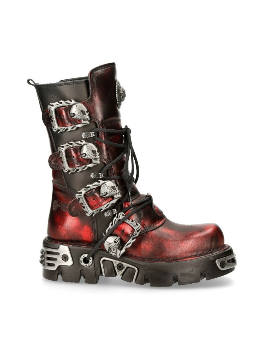 Femmes New Rock | Boot Metallic M-373-Cz76