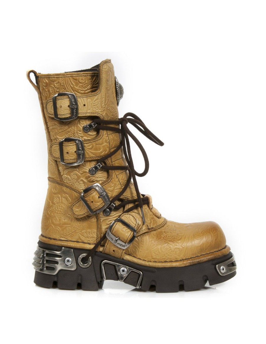 Femmes New Rock | Boot Metallic M-373-C230