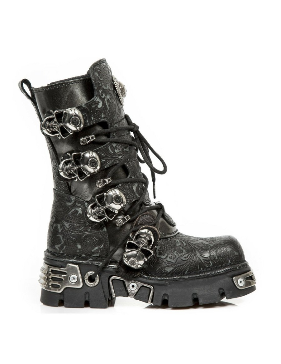 Femmes New Rock | Boot Metallic M-373-Cz59