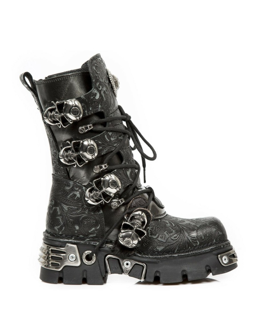 Femmes New Rock | Boot Metallic M-373-Cz59