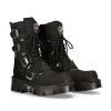 Femmes New Rock | Boot Black Reactor M-1473-Rc1