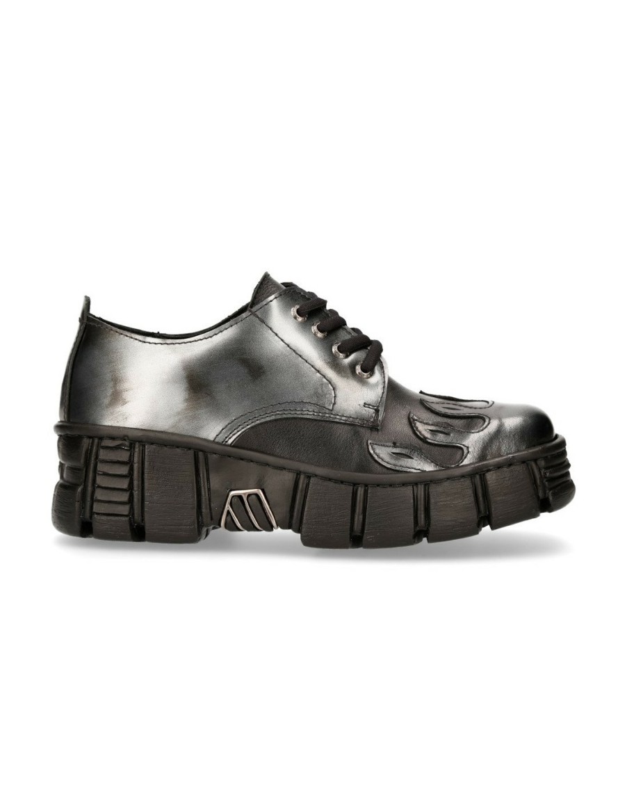 Hommes New Rock | Tower With Laces M-Wall020-C1