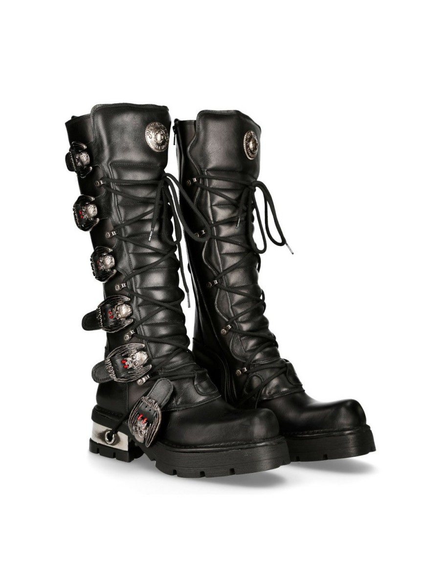 Femmes New Rock | High Boot Metallic M-272-C34