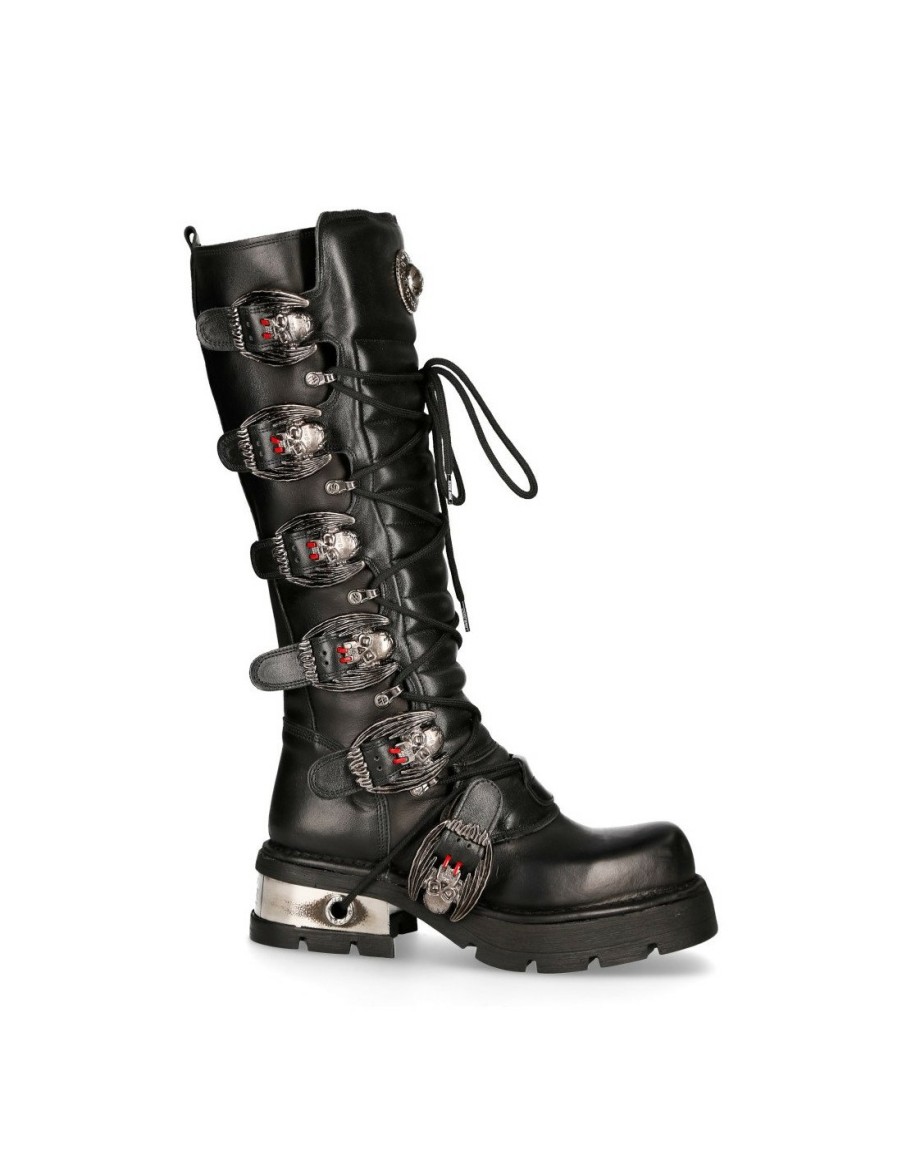 Femmes New Rock | High Boot Metallic M-272-C34