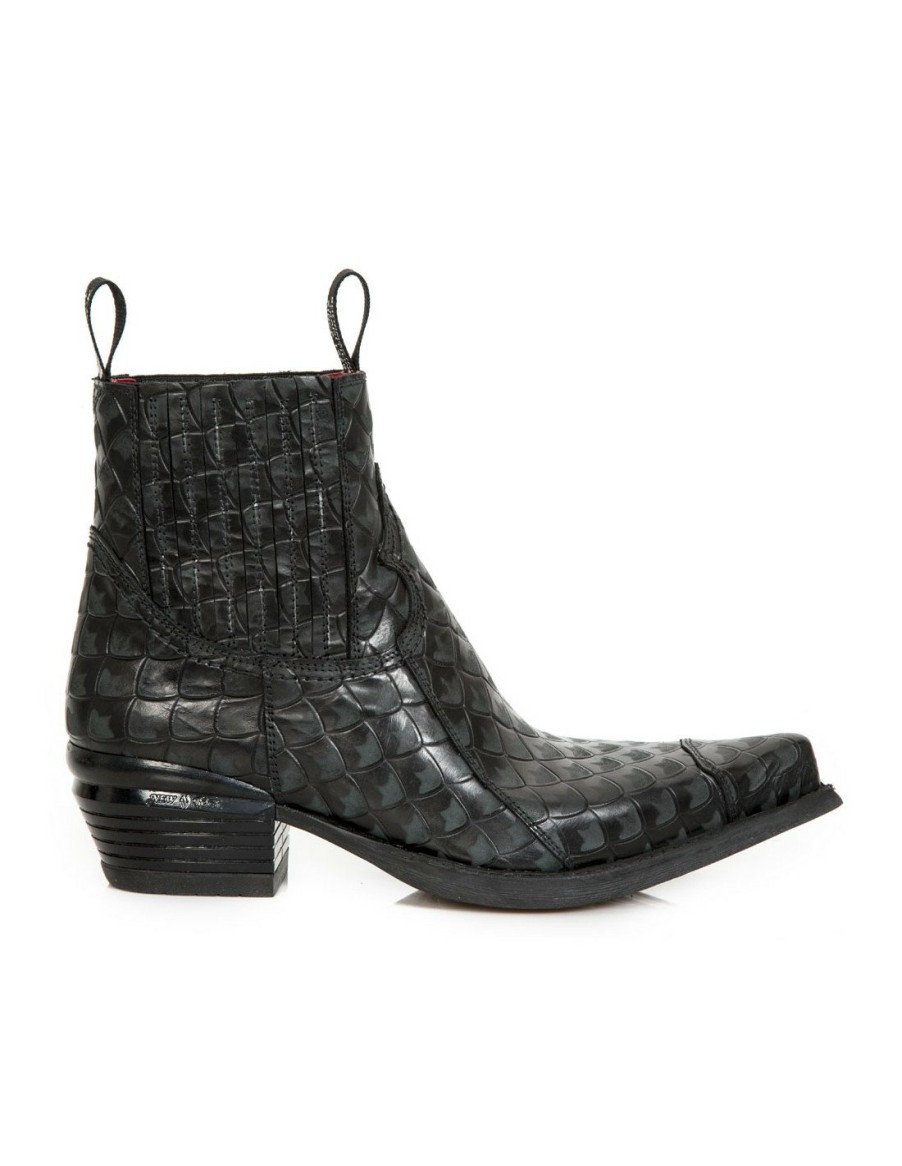 Hommes New Rock | Ankle Boot West M-7953Pt-C19