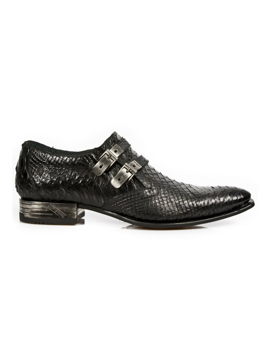 Hommes New Rock | Shoe Black Vip-1 M-2246-S31