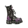 Femmes New Rock | Boot Metallic M-591-C1