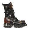 Femmes New Rock | Boot Metallic M-156-C3