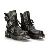 Femmes New Rock | Ankle Boot Black Reactor M-407-S1