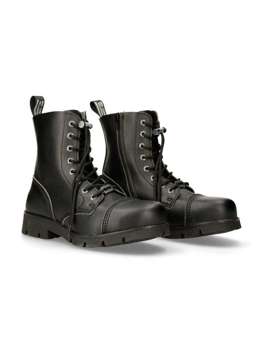 Femmes New Rock | Ankle Boot Black Ranger M-Ranger008Cmtc-V2