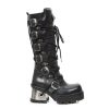 Femmes New Rock | High Boot Metallic M-716-S1