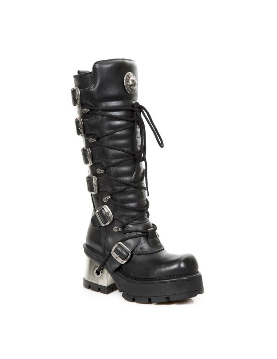 Femmes New Rock | High Boot Metallic M-716-S1