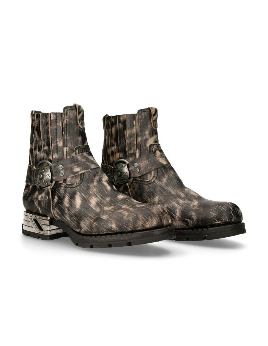 Hommes New Rock | Ankle Boot Motorock M-Mr007-C3