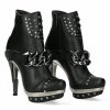 Femmes New Rock | Boot Black Platf.Acero M-Punk003Cad-V1