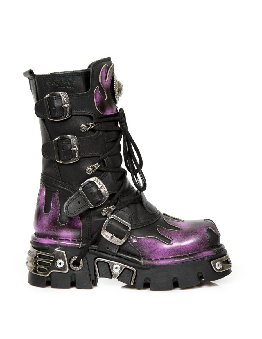 Femmes New Rock | Boot Metallic M-591-C41