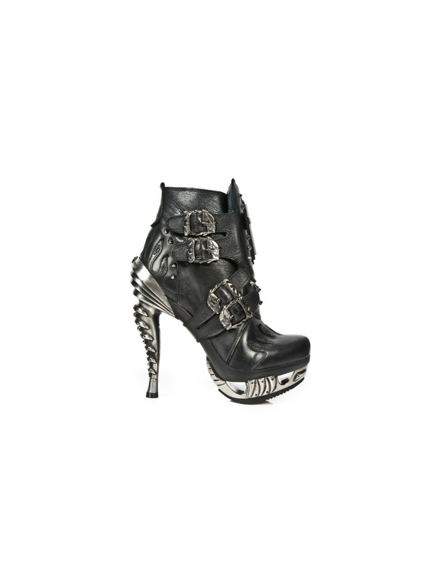 Femmes New Rock | Ankle Boot Punk M-Mag005-C2