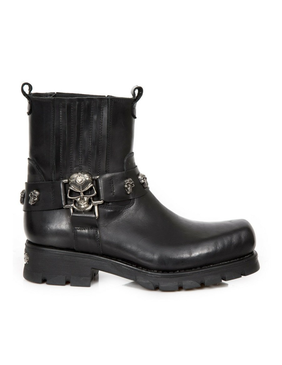 Hommes New Rock | Ankle Boot Biker M-7665-C1