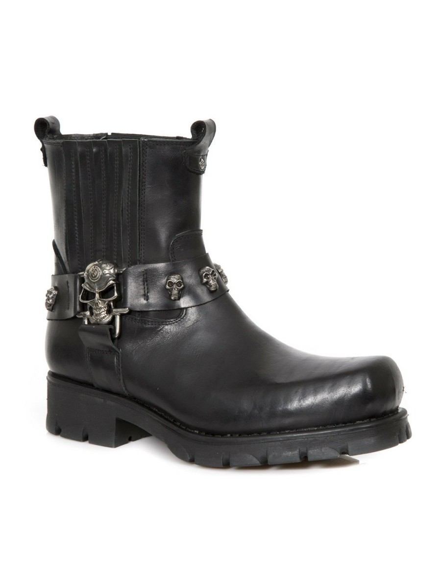 Hommes New Rock | Ankle Boot Biker M-7665-C1