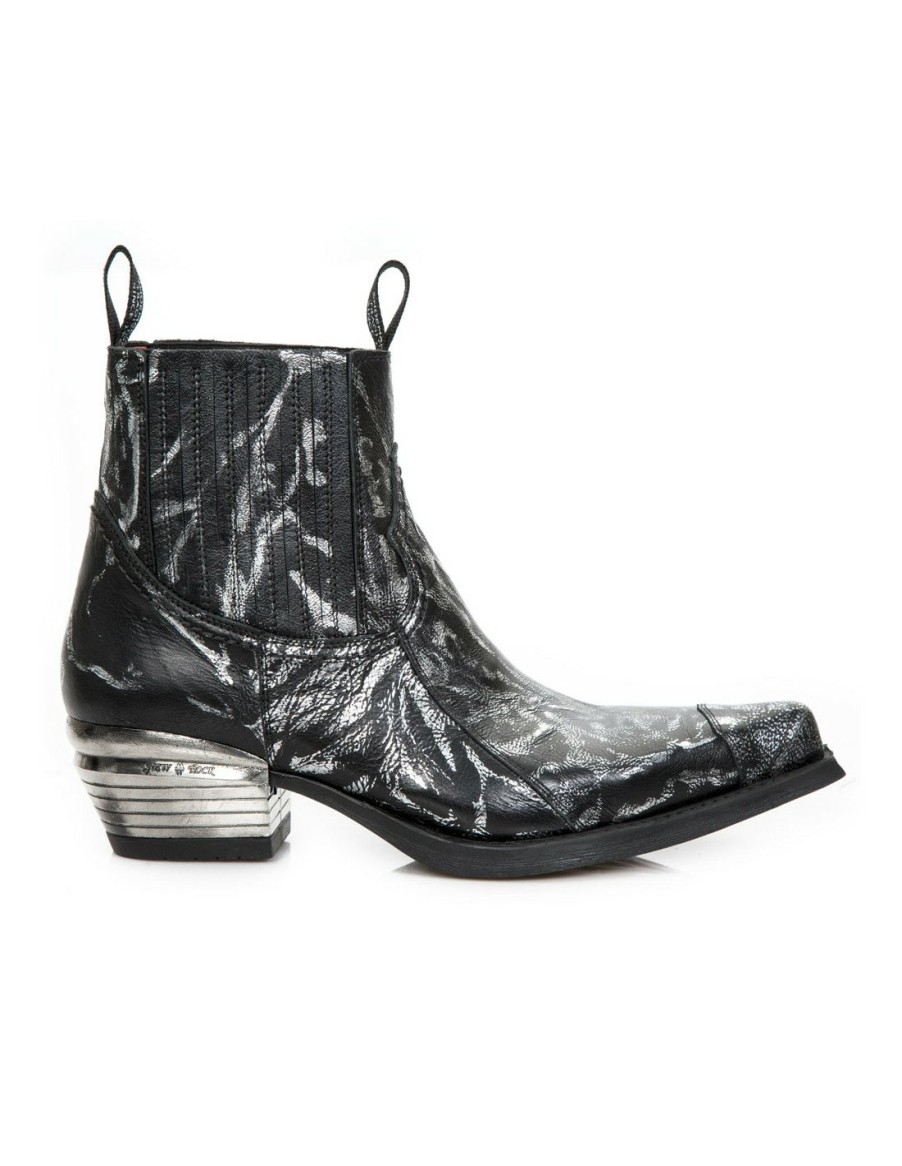 Hommes New Rock | Ankle Boot West M-7953Pt-C24