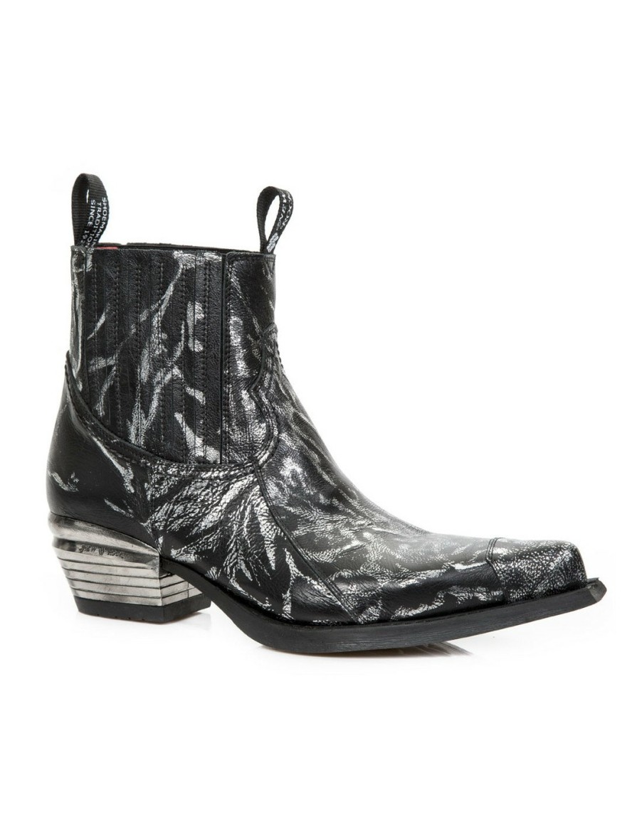 Hommes New Rock | Ankle Boot West M-7953Pt-C24