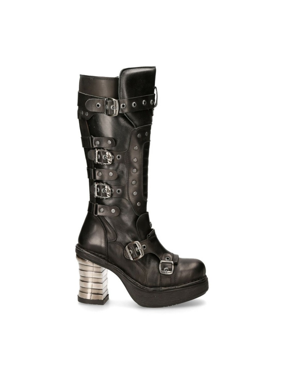 Femmes New Rock | High Boot Metallic M-8353-S1