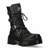 Femmes New Rock | Ankle Boot Black Reactor M-Wall373-S13