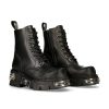 Femmes New Rock | Ankle Boot Black Reactor With Laces M-Newmili083-S35