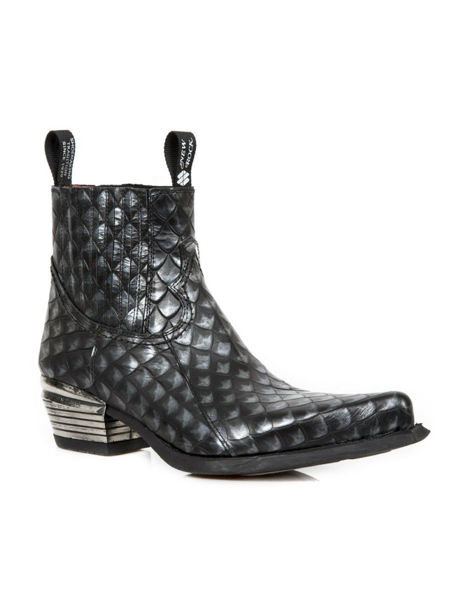 Hommes New Rock | Ankle Boot West M-7953Pt-C18