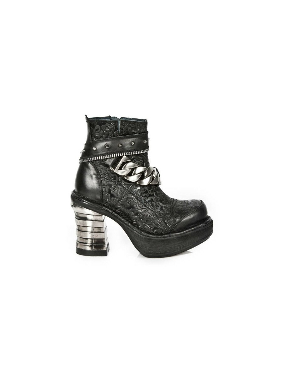 Femmes New Rock | Ankle Boot Metallic M-8361-C1