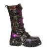 Femmes New Rock | High Boot Metallic M-1013-Cz69